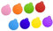 CONGARTENO 8pièces Couvercles Silicone Pour Bocaux Lot De Hermétique Pour Yaourt Et Aliments Couvercles Réutilisables Pratiques Et Légers Compatibles Avec Bocaux Standards