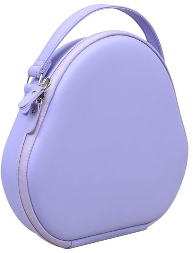 Supmay Smart Case for Apple AirPods Max Wireless Over-Ear Headphones, Hard Protective Case with Sleep Mode, Airpods Max Case, Extra Space fits Cable, Charger, Purple
