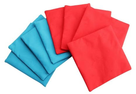 Swiixxer 8 Stück Kinder-Beanbags-Spielzeuge, Cornhole-Beanbags zum Werfen, Spielzeug-Beanbags für Draußen, Spielzeug für Kinder und Erwachsene