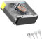Fnfhsa ARGB M.2 2280 SSD Heatsink with 50MM PWM Dual Fan M.2 SSD Radiator Cooler Hard Disk Heat Sink for M2 Desktop PC,B