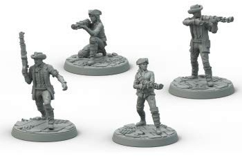 Modiphius Fallout: Wasteland Warfare - Survivors Minutemen Posse English