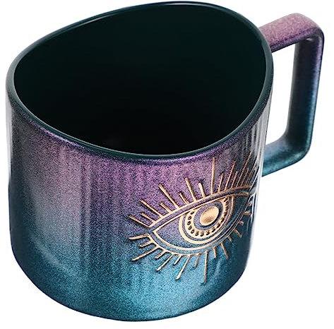 LABRIMP Tazza Colorata per Bevande Mug per Design e Ufficio Materiale Resistente per Relax