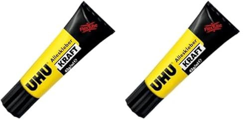UHU Alleskleber KRAFT, Flex Tube 42g (Packung mit 2)