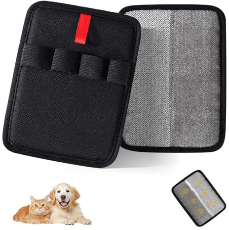 LXAIZHM Tierhaarentferner Handschuh, 2 Stücke Fell Magnet Handschuh, Pet Hair Remover Glove Wiederverwenden für Sofa, Teppich, Bettlaken, Kleidung, Autositz