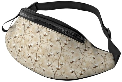 Bauchtaschen aus Baumwolle für Damen und Herren, Sportgürteltasche, Gürteltasche für Reisen, Wandern, Laufen