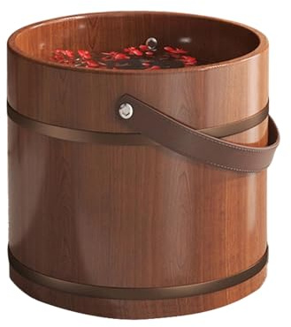 Bain de Pieds En Bois Multifonction | Bassin Massant pour Pieds Pour Hommes Femmes Adolescents Parents Grands-Parents Maison Spa Détente