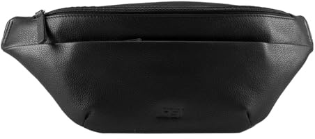 Jost Cuero Bolso de la Correa Frankfurt Crossover Bag Black Negro