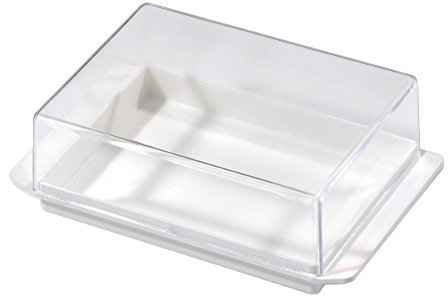 Gies 1192 Kühlschrank-Butterdose, transparent