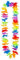 Boland- Rainbow Collane Hawaii, Multicolore, 4490