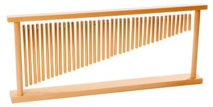 Betzold Holz-Stativ mit 40 Bar Chimes und Schlägel | Klangstäbe, Percussion, Rhythmus, Musikunterricht