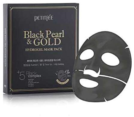 Petitfee Black Pearl & Gold Hyrogel Mask Pack (5 Sheets)