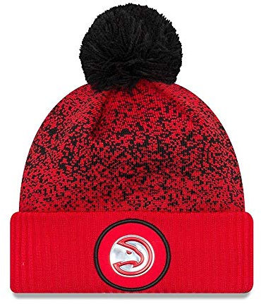 New Era NBA ATLANTA HAWKS On-Court 2017 Bobble Knit (Wintermütze)