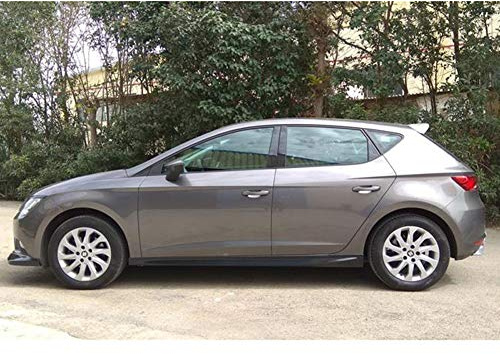 Motordrome Seitenschweller passgenau | kompatibel mit Seat Leon 5F 5-türer inkl. ST 2013-2020 (ABS)
