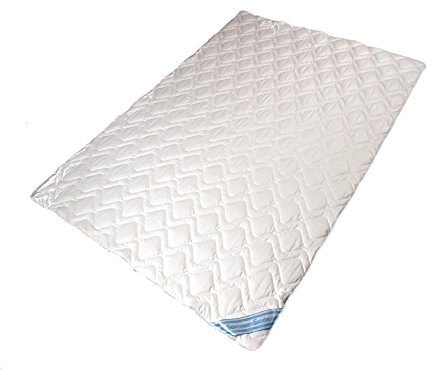 Sommer Seide Micro Silk - extra leichte Sommerdecke Microfaser Feinbatist weiß - ruhiger Schlafen bei warmen Temperaturen (155x220 cm)
