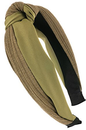 axy Haarreif mit Knoten-Vintage-Wunderschön Stirnband Haarschmuck Damen Haarreifen HR34 (Stil A - Oliver)