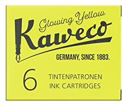 New Kaweco 30 Ink Cartridges | Glowing Yellow