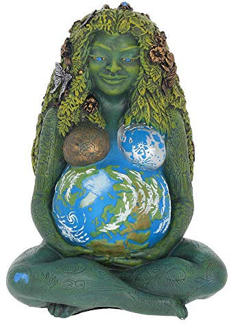 Nemesis Now H3558J7 Mutter Erde Figur, 17,5 cm, Grün, Kunstharz, Einheitsgröße