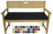 Rollmayer Bankkissen Bankauflage Sitzkissen Bankpolster Auflage für Bänke in Haus und Garten Kollektion Vivid, 1 Stück (Schwarz 34, 160x50x8cm)