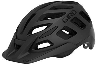 Giro Radix XL Fahrradhelm – MTB Helm – In-Mold Konstruktion – Belüftungssystem – abnehmbares Visier – Matte Black, Größe: M