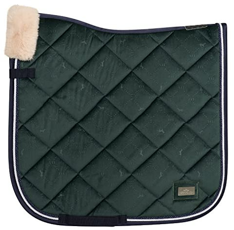 HV Polo Schabracke HVPWelmoed Luxury Samtlook Kunstfellpolster DR +VS (Warmblut DR, ivy Green)