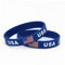 TOSSPER Usa Silikon Armband, 2 Stück Amerikanische Flagge Souvenir Armband Armreifen Für Amerikanische Unabhängigkeitstag Männer Frauen Geschenke