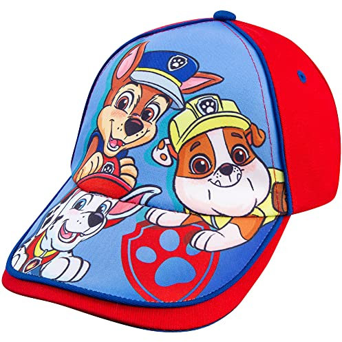 Nickelodeon Chase Marshal and Rubble Red Boys Baseball Cap - Ages 2-4T - Adjustable