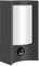 Kerry LED Outside Light with Motion Sensor, Outdoor Front Door Lighting Mains Powered, 7W 4000K IP44 Modern Anthracite Grey Aluminum Wall Mounted Lamp, Exterior PIR Fixture for Garden, Porch, Patio
