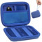 Aenllosi Housse Etui Sacoche pour Samsung T7/T7 Shield/T7 Touch/T9 Portable Externe SSD (Bleu)