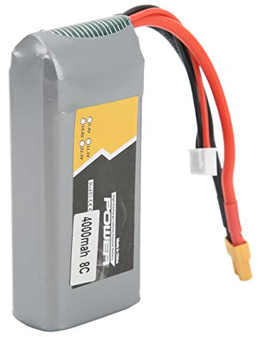 RC Akku, RC 4000mAh Lipo Akku 8C Safe XT30 Stecker Hohe Umwandlungsrate 7,4V Lipo Akku für RC Auto Boot Flugzeug