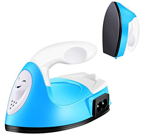 Mini Craft Iron Mini Iron Press,Mini Heat Press Machine for T Shirts Shoes and Hats Small Heat Transfer Vinyl Projects,Portable Travel Irons Mini Heat Press Crafting Craft Clothes