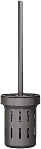 XCC Toilet Bowl Brush and Holder, Metal Square Toilet Brushes, Wall-Mounted Toilet Brush No Dead Angle Home Cleaning Utensils Bathroom Accessories