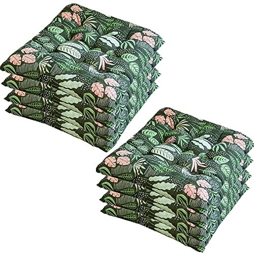YGMXZL Coussin pour Chaise,galettes de Chaise 45x45,Coussins de Chaise de Jardin,Confortable et coloré pour l'intérieur et l'extérieur (Set de 8, S)