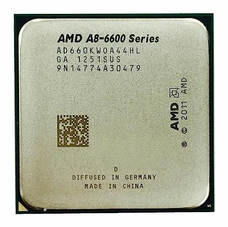 LANCHY AMD A8-Series A8-6600K CPU Procesador de Escritorio Usado de 4 núcleos y 4 Hilos 3.9 GHz 4M 100W Socket FM2
