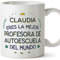 MUGFFINS Tazas Personalizadas para PROFESORA DE AUTOESCUELA mujer - En Español - Mejor del Mundo - 11 oz / 330 ml - Regalo Personalizable original y divertido