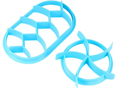 Ciieeo 2 Piezas 1 Juego Molde de Prensa de Galletas los niños Mueren en latas para Hornear Masa Pan de Molde panificadora Molde de pastelería Molde de Prensa para Hornear Oval México