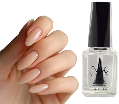 Vivien Kondor Nail Polish Vegan Friendly Nail Polish with Argan Oil from Morocco (3 in 1 Top Coat/Base Coat and Hardener)