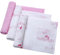 Mullwindeln Spucktücher Baby Baumwolle 3er Pack 70x70 cm Stoffwindeln Mulltücher für Baby Junge (Rosa)