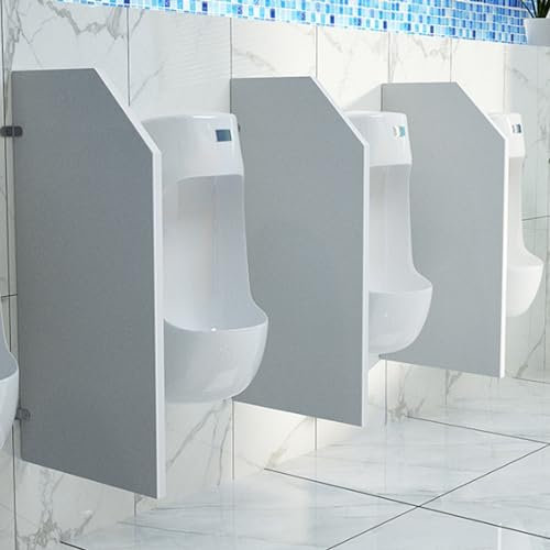 WC-Sichtschutz-Trennwand An der Wand montiert schule urinal Solide PVC-Platte sichtschutz Urinaltrennwand wasserdichte Und Feuchtigkeitsresistente Geeignet für Schulen und Restaurants ( Size : 5PCS )