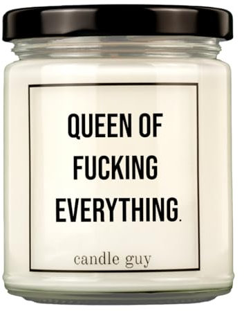 candle guy Duftkerze im Glas [Brennzeit 70h] - Duft-Kerze handgemacht mit Spruch | Freches Geschenk für Frauen, Freundin, Geburtstag | 100% Sojawachs, schöne natürliche Düfte mit ätherischem Öl