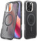 CYRILL von Spigen UltraSheer Mag Hülle Kompatibel mit iPhone 16 Pro (2024) - Space Gray
