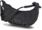 Seidenfelt Damen Halfmoon Crossbag/Umhängetasche/Schultertasche HETTA Schwarz Baumwolle Karostepp, Größe:-, Farbauswahl:schwarz