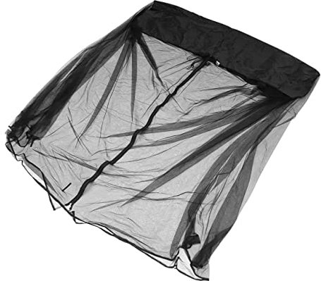 KITANDOVE Travel Mosquito Net for Swing Chairs Folding Canopy Mesh Net Zipper Closure Swing Chair Netting for Garden and Patio