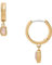 Skagen Women's Stainless Steel Push Back Earrings Sonnenschein,2.36Lx1.5Wxcm