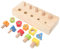KONTONTY 1 Set Bunte Holzspielzeuge Zum Schrauben Und Montieren Frühes Lernspielzeug Für Fördert Feinmotorik Und Farberkennung Ideal Für Vorschulkinder