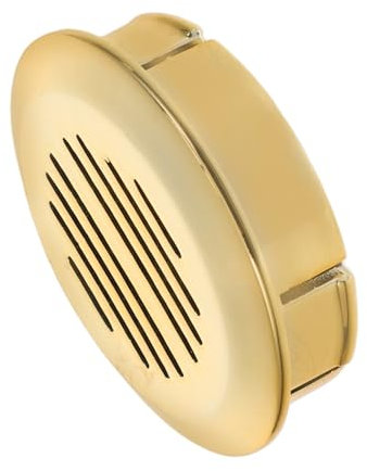 Alipis Goldener Runder Humidor Luftbefeuchter für Zigarren, 1 Stück