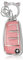 ZVRSUA Coque de Clé de Voiture pour Audi，Joli Porte Clé Voiture en Argent Incrusté de Diamants，Accessoire Voiture Compatible avec Audi A3 S3 / A4 S4 RS4 / A6 S6 RS6 / Q7 / TT TTS / R8 (Rose)