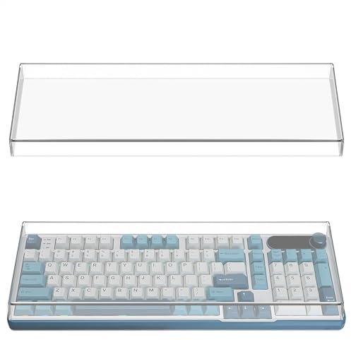 Geekria Tastatur-Staubschutz, transparente Acryl-Tastaturabdeckung für mechanische Computertastatur, kompatibel mit RK Royal KLUDGE S98, AULA F99 Pro, EPOMAKER Galaxy100, Keychron Q5 Pro / Q5 Max