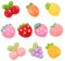 Beaupretty 10pcs Fruit Flatback Resin Charms for Crafts Realistic Peach Strawberry Lemon and Cherry for Phone Cases and Decorations Food Embellishments
