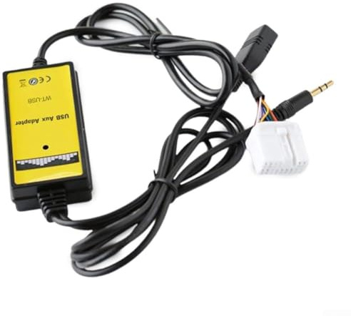 Gettimore Ingresso AUX per Accord Interfaccia Adattatore MP3 CD USB Cavo + Lettore 200MA
