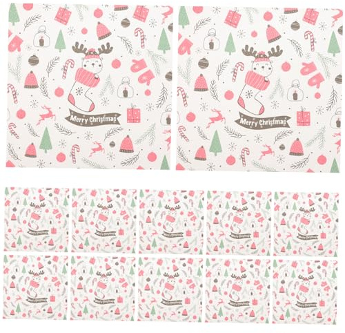 Homoyoyo 50stücke Papiereinlagen Für Frittierkörbe Körbe Und Pergamentpapier Ölbeständiges Einwegpapier Backpapier Mit Weihnachtsmotiven Snackpapier Für Frittierte Lebensmittel Und Mehr